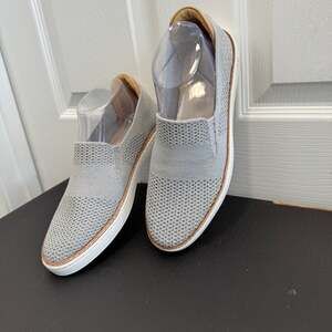 UGG Sammy Womens Shimmer Slate Gray Knit Slip On shoes, Sz.7.5